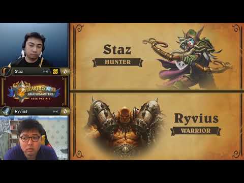 Staz vs Ryvius - Hearthstone Grandmasters Asia-Pacific - Week 4