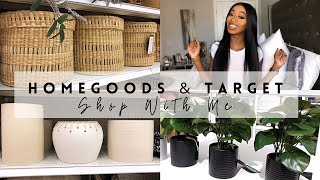 HOME DECOR SHOP WITH ME | HOMEGOODS & TARGET | MODERN HOME DECOR 2021