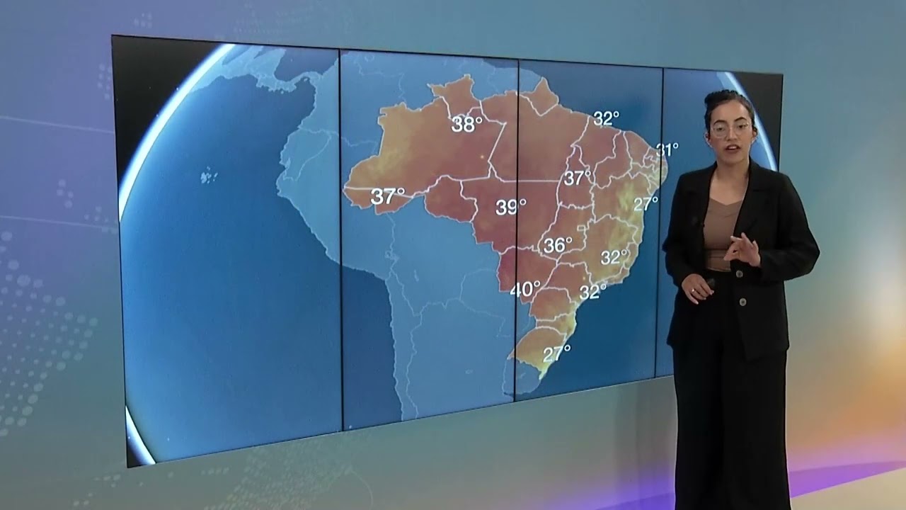 Semana começa com tempo firme no Brasil Central