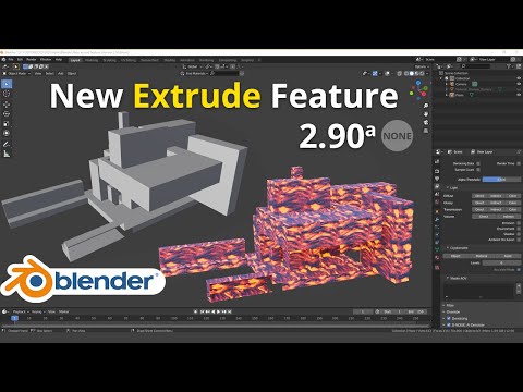 BLENDER 2.90 alpha is here || New Extrude Feature