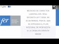 Microponencia express - Medidas de Car�cter Laboral del Real Decreto-Ley 7/2026, de 20 de marzo, por el que se aprueba el plan integral de respuesta a la crisis de oriente medio