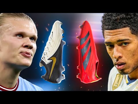 Haaland vs Bellingham Boot Battle - Nike Phantom GX2 vs Adidas Predator Elite