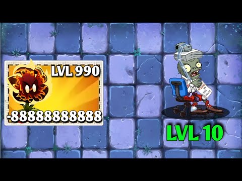 100 ZCorp Chair Racer VS 100 Plants Max Level || Pvz2 || Pvz || Who Will Win?