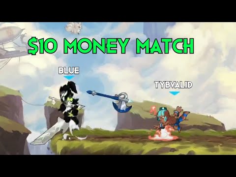 AyoBlue vs Tybvalid - $10 Money Match - Pro Brawlhalla - 2022 - NA - Brawlhalla Show Match #185