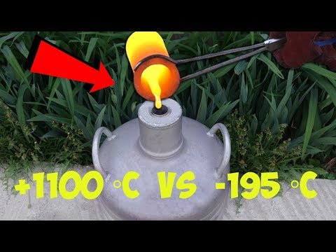 EXPERIMENT: LAVA VS LIQUID NITROGEN