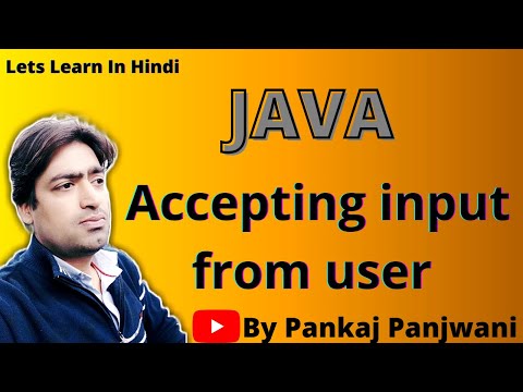 Learn Accepting Input From User in Java By Pankaj Panjwani YCT Academy ...