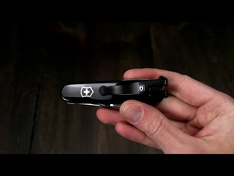 Clip & Carry SwissQlip 91mm Victorinox Black Stainless Steel