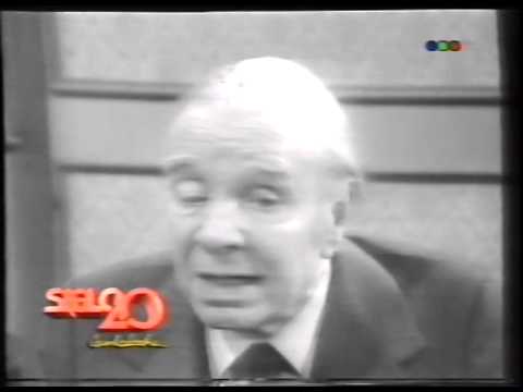 Jorge Luis Borges con Antonio Carrizo 1979 en Canal 11
