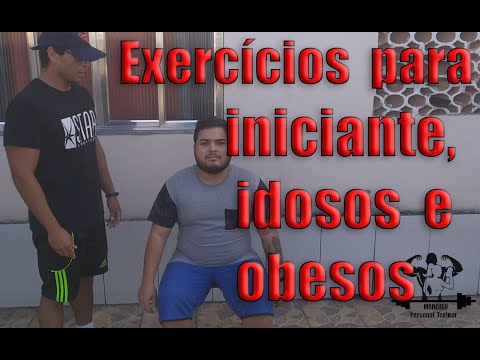TREINO EM CASA PARA INICIANTES, IDOSOS E OBESOS.