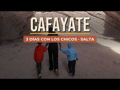 CAFAYATE con chicos: 3 días entre quebradas, cabras y un desierto | Salta