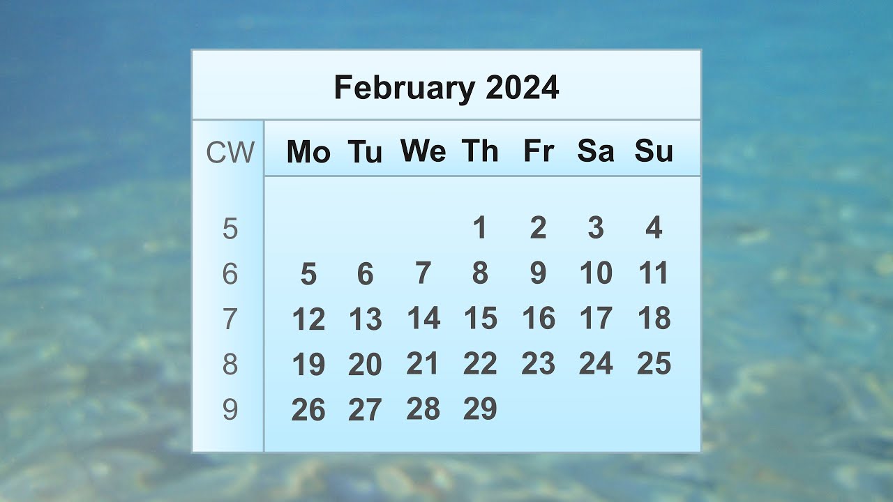 February 2024 Calendar