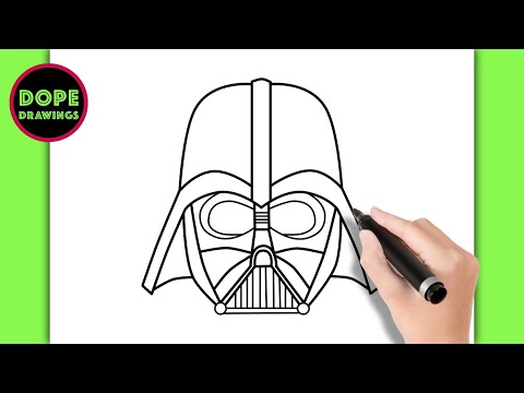 How to Draw Star Wars Darth Vader #starwars #darthvader #htdraw