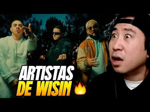 Coreano Loco reacciona a los ARTISTAS DE WISIN LA BASE 🔥 Claudy-O, Chris Andrew, Eix