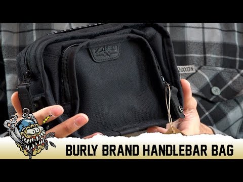 Burly Brand HandleBar Bag Overview - DeadbeatCustoms.com