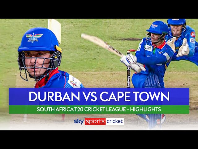 Captain Quinton leads the charge 💪 | Durban V Cape Town | SA20 Highlights