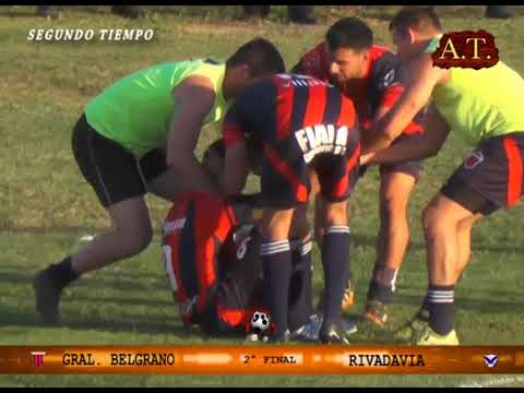 GRAL. BELGRANO  1  -  2  RIVADAVIA "2Da. FINAL DE LA LIGA VENADENSE DE FUTBOL 2017"