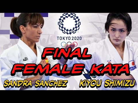 Sandra Sanchez VS Kiyou Shimizu Gold Medal KATA Winner Tokyo Olympics Karate