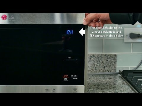 How to Set the Clock & Kitchen Timer on LG NeoChef™ Microwaves
