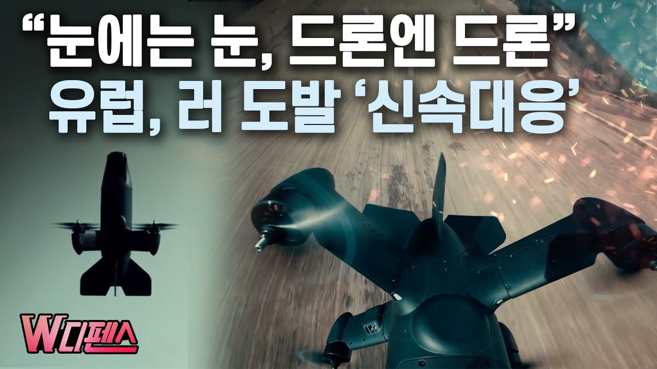 [W디펜스] "눈에는 눈, 드론엔 드론" 유럽, 러 도발 '신속대응' / 머니투데이방송