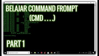 Belajar Command Prompt (CMD) Part 1 Berpindah pindah folder dan melihat isi folder Pada windows