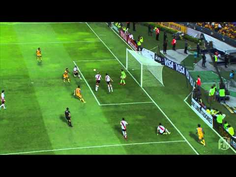 Barovero Lucky Save - Tigres Vs. River - Copa Libertadores