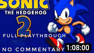 CAN I COMPLETE SONIC 2 IN JUST OVER AN HOUR? | SONIC THE HEDGEHOG 2 #sonicthehedgehog #retrogaming