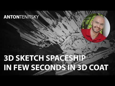 Photo - 3D Sketching Spaceship in Few Seconds in 3DCoat | Industrielt design - 3DCoat