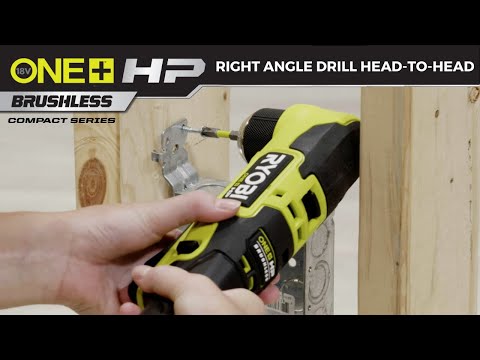 Head-to-Head: RYOBI 18V ONE+ HP Compact Brushless 3/8" Right Angle Drill