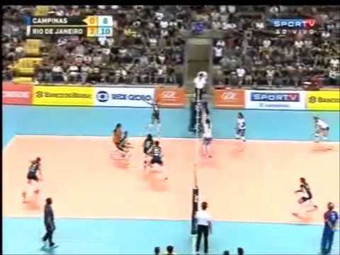 Unilever Rio x Amil/Campinas - 3° Set SUPERLIGA 2012/2013