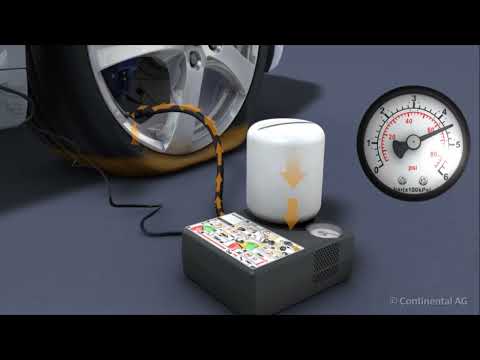 TATA Tyre Mobility (Puncture Repair) Kit | Altroz, Safari, Harrier, Tiago, Nexon | Continental