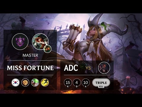 Miss Fortune ADC vs Lucian - KR Master Patch 9.24