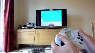 OutRun Arcade PCB Wired to Dreamcast Controller