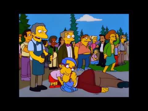 Kirk Van Houten gettin’ electrocuted by that fence