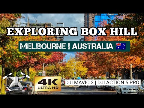 Exploring Box Hill - Melbourne | Australia | DJI Mavic 3 | DJI Action 5 Pro