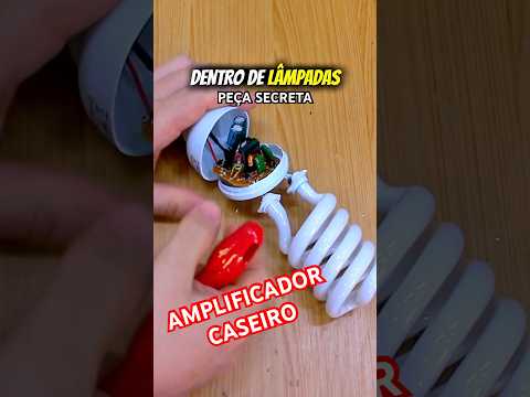 circuito COM Transistor!  DE LAMPADA do LIXO?️|#shorts #led #tools #diy #circuit
