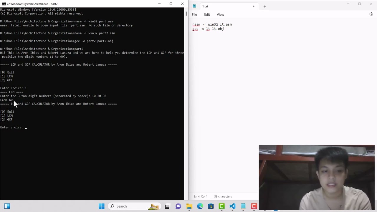 Learning Task (SAL Part 2 – Modular Programming)
