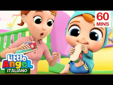 Gianni Impara a Mettersi le Scarpe! 👶🏻👦🏻Cartoni Animati con Gianni Piccino-Little Angel Italiano