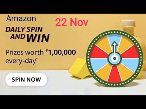 Amazon Daily Spin And Win Quiz Answers Today | 22 November 2021 | Daily QuizTime