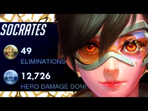 KABAJI TRACER GOD! 49 ELIMS! [ OVERWATCH SEASON 20 TOP 500 ]