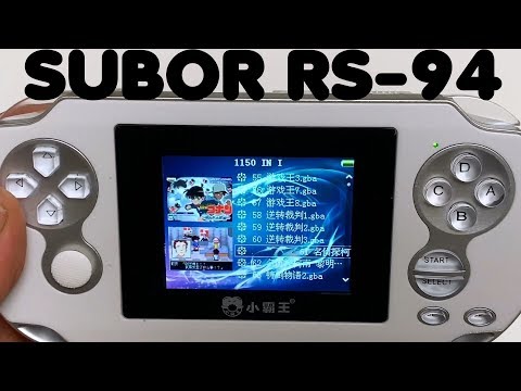 Subor RS-94 2.8 Inch Vintage Handheld MULTI GAME Emulator Video Game Console 1117 Games Review