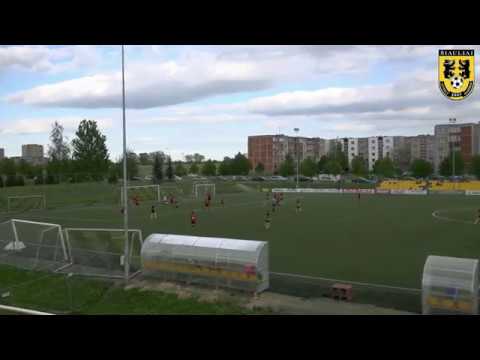 U-14 I lyga: FA „Šiauliai“ 6:0 FK „Atmosfera“ (įvarčiai)