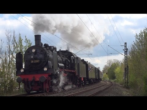 Dampflok 38 2267 unterwegs | Preußische P8 im Pott (HD)