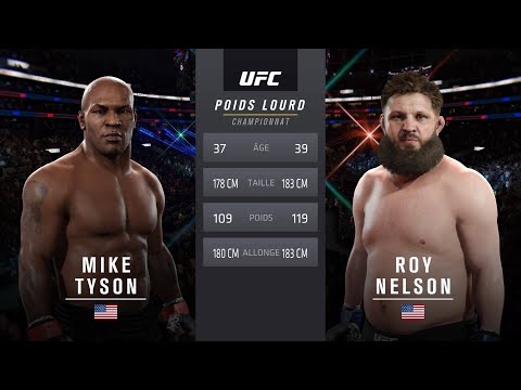 UFC MIKE TYSON VS ROY NELSON ( 11-0-0 )