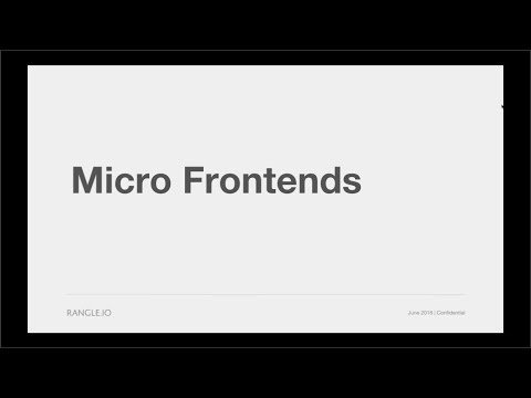 The Key to Scaling Single Page Applications, Micro Frontends | Webinar Presentation + Demo