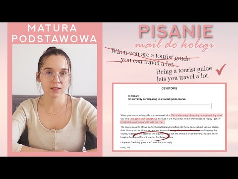 Piszemy maila do kolegi. Matura podstawowa 2023