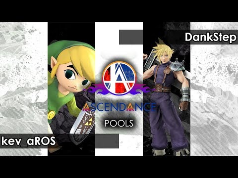 Smash 4: kev_aROS (Toon Link) V UL | DankStep (Cloud) - Ascendance #92 Tournament SSB4