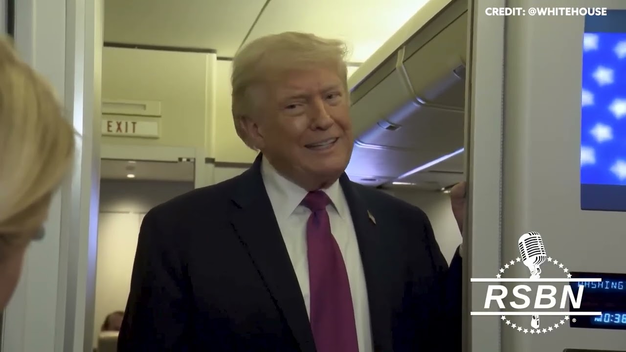 FULL EVENT: President Trump Speaks to Press En Route to Joint Base Andrews - 04/17/26