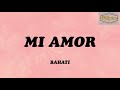 BAHATI - MI AMOR (Official Lyrics Video)