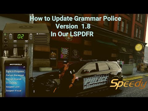 How to install Grammar Police By Opus And BenH In Our LSPDFR