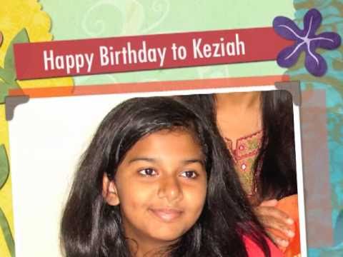 Happy Birthday to Keziah